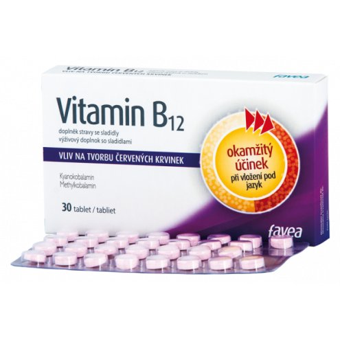 FAVEA витамин B12 сублингвальный, 30 таблеток